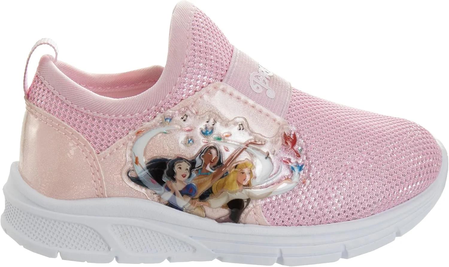 Disney Girls Princess Characters Light Up Laceless Shoes (Toddler/Little Girl)