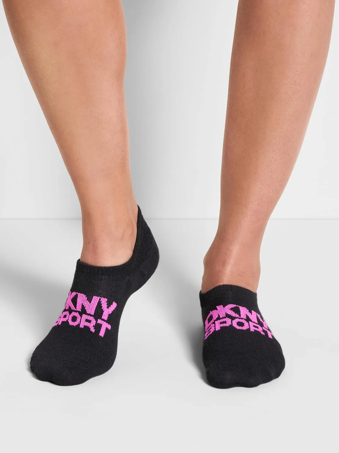 DKNY Women's 6 Pack Sport Lightweight Liner Socks