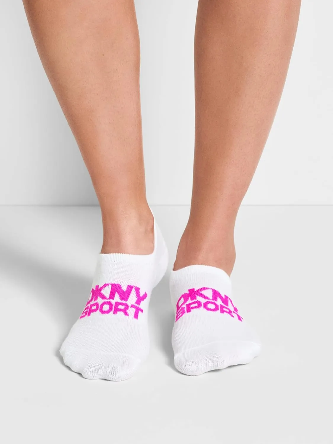 DKNY Women's 6 Pack Sport Lightweight Liner Socks