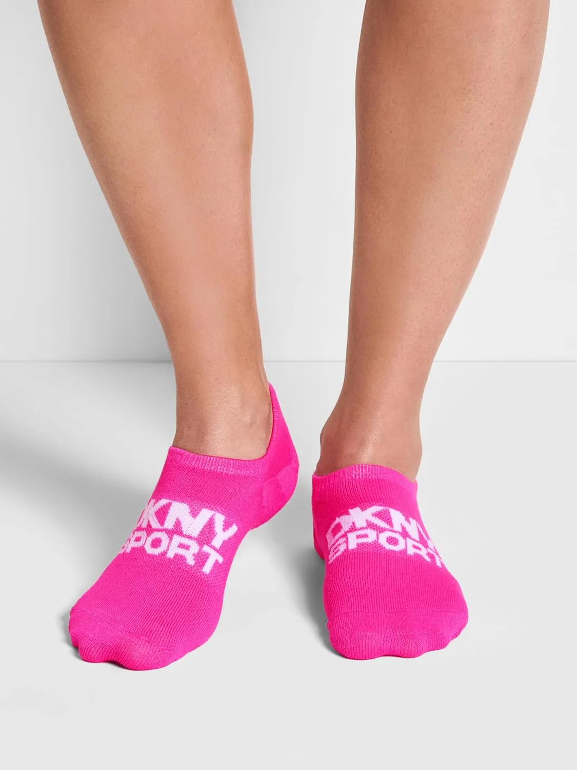 DKNY Women's 6 Pack Sport Lightweight Liner Socks