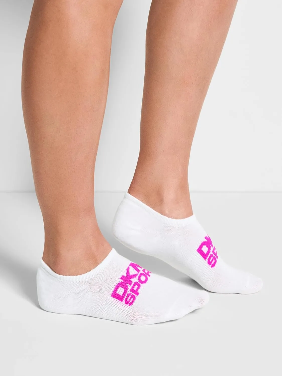 DKNY Women's 6 Pack Sport Lightweight Liner Socks