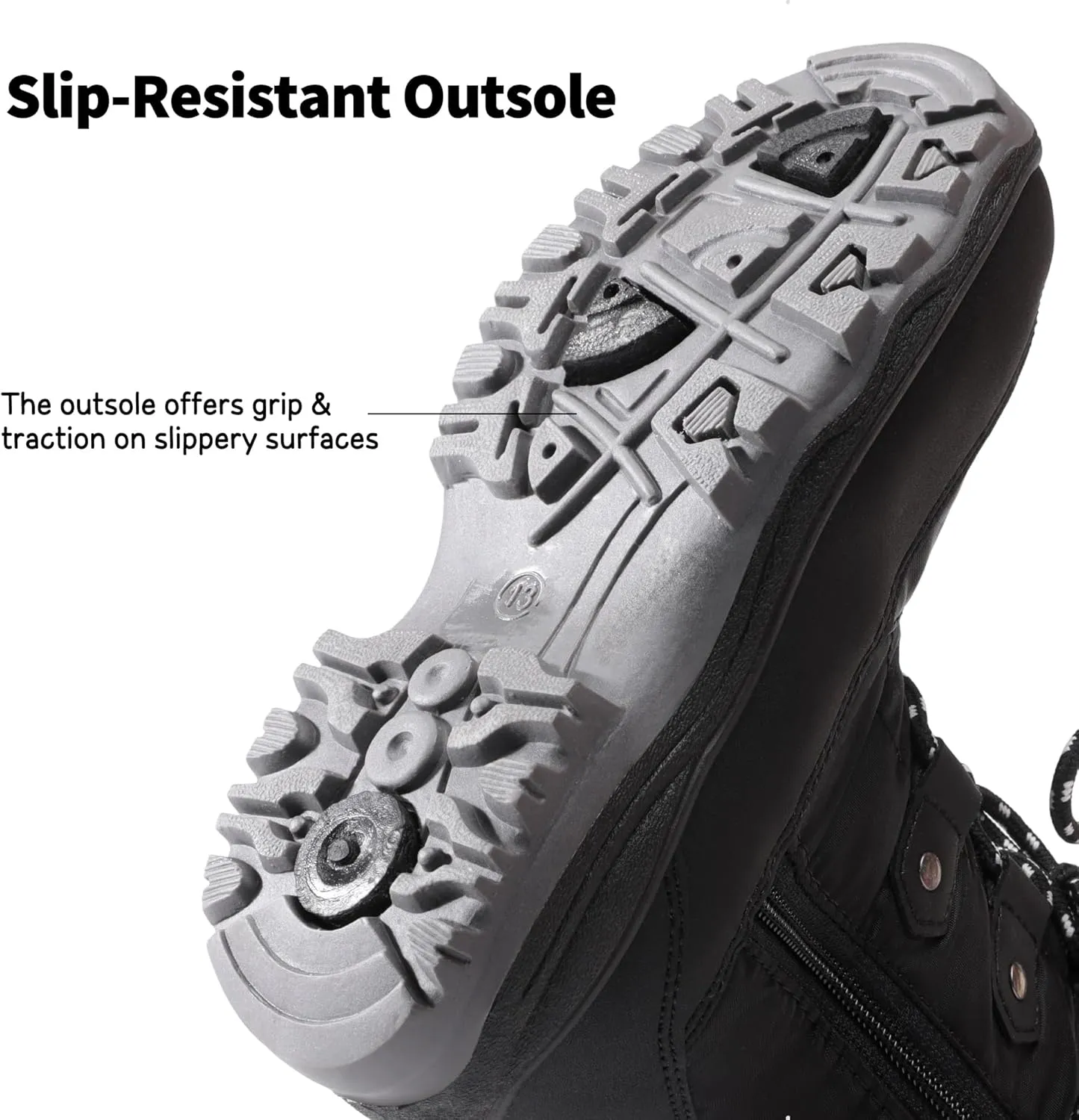 DREAM PAIRS Girls Snow Boots Warm Cozy Anti-Slip Lightweight Mid Calf Faux Fur Lining Winter Shoes for Little/Big Kids