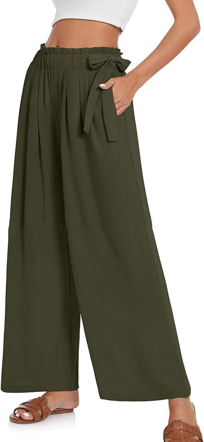 Elastic Waist Pants for Women Cotton Pants and Linen Explosion Loose Trousers Female Linen Pants for Women Petite Short