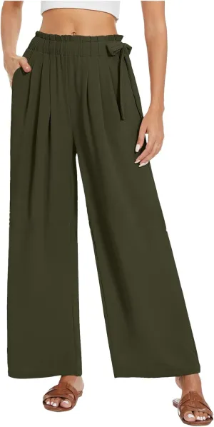 Elastic Waist Pants for Women Cotton Pants and Linen Explosion Loose Trousers Female Linen Pants for Women Petite Short