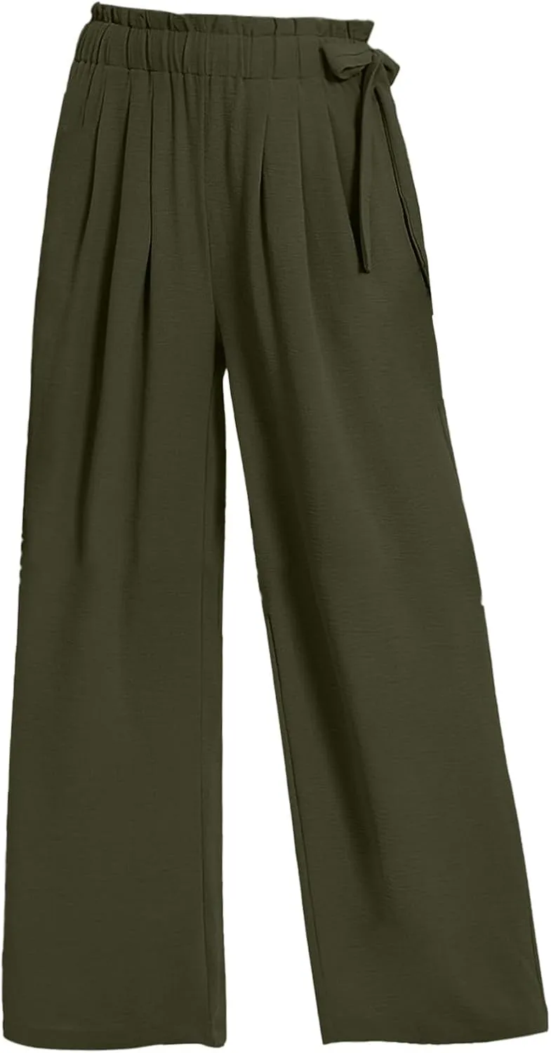 Elastic Waist Pants for Women Cotton Pants and Linen Explosion Loose Trousers Female Linen Pants for Women Petite Short