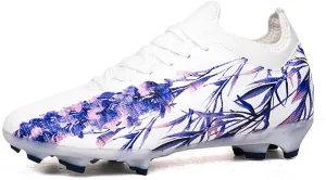 Eliogn Men's Turf Soccer Cleats Athletic Firm Ground High-Top Football Boots