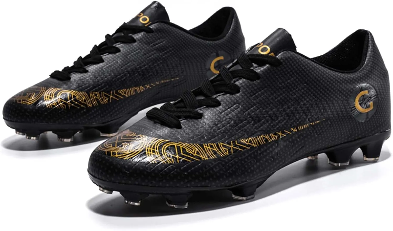Eliogn Men's Turf Soccer Cleats Youth Athletic Firm Ground Football Boots