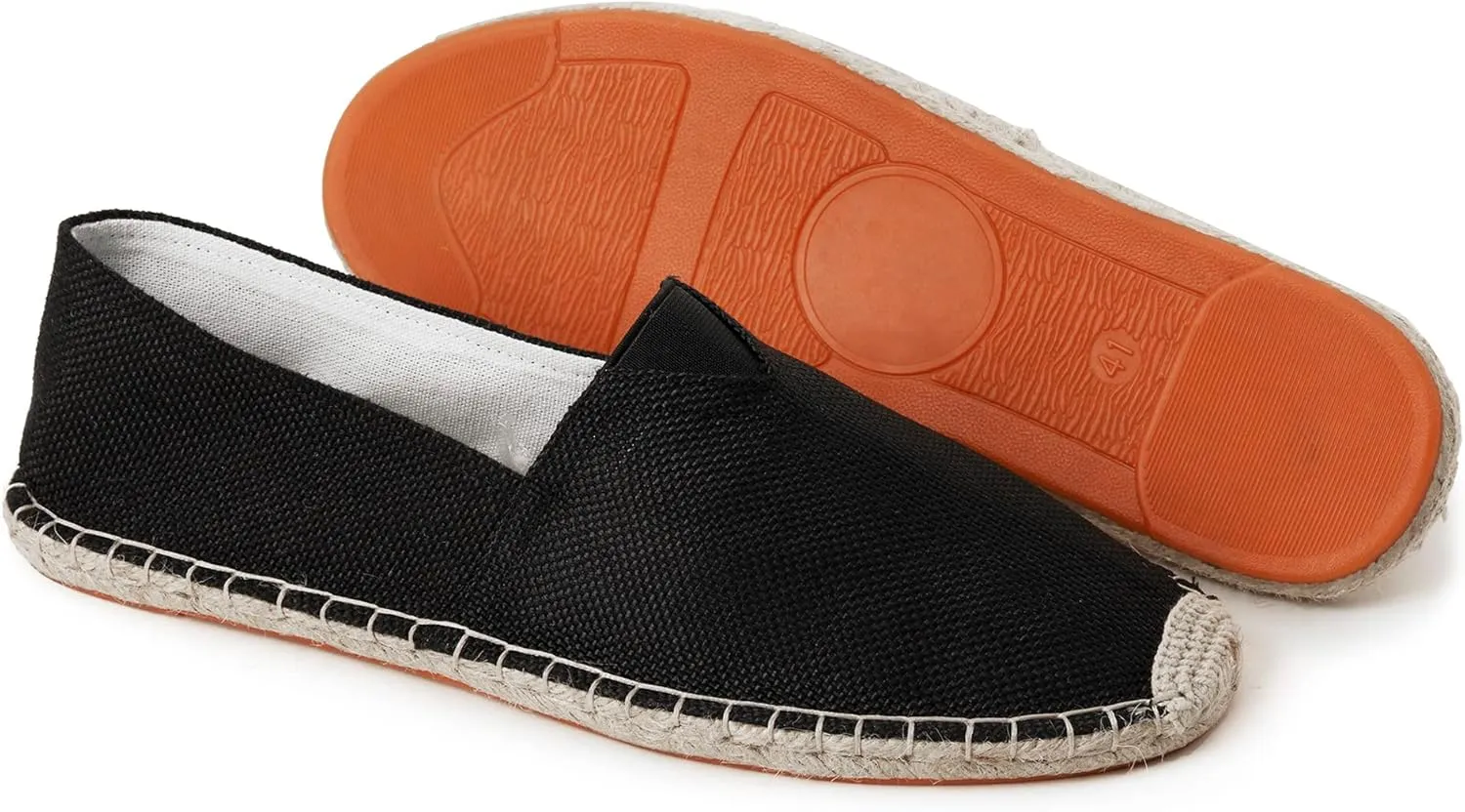 Espadrilles for Men with Flat Slip-on Fashion Casual Classic Canvas