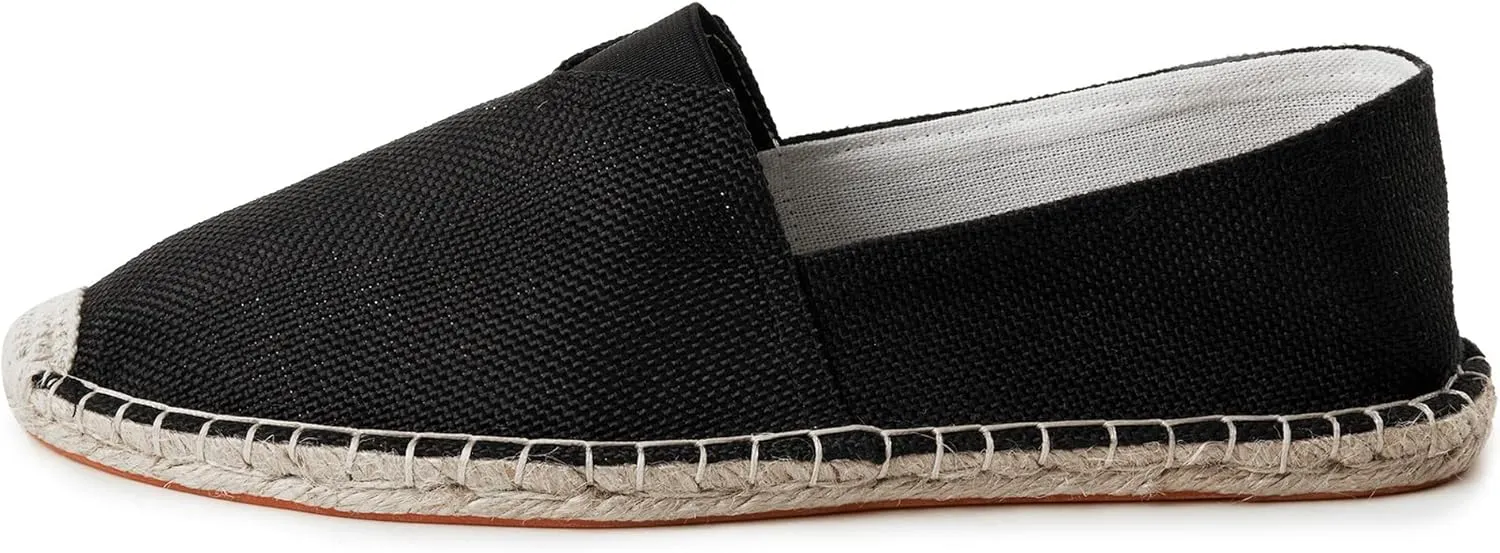 Espadrilles for Men with Flat Slip-on Fashion Casual Classic Canvas