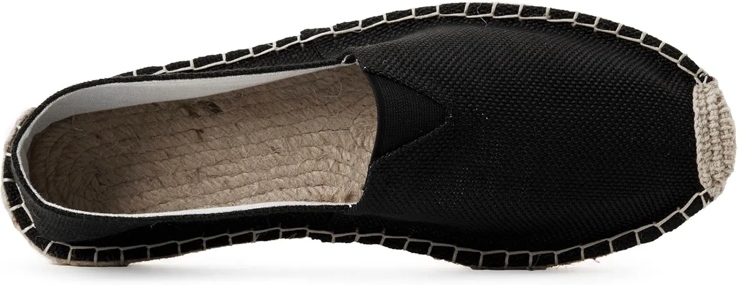 Espadrilles for Men with Flat Slip-on Fashion Casual Classic Canvas