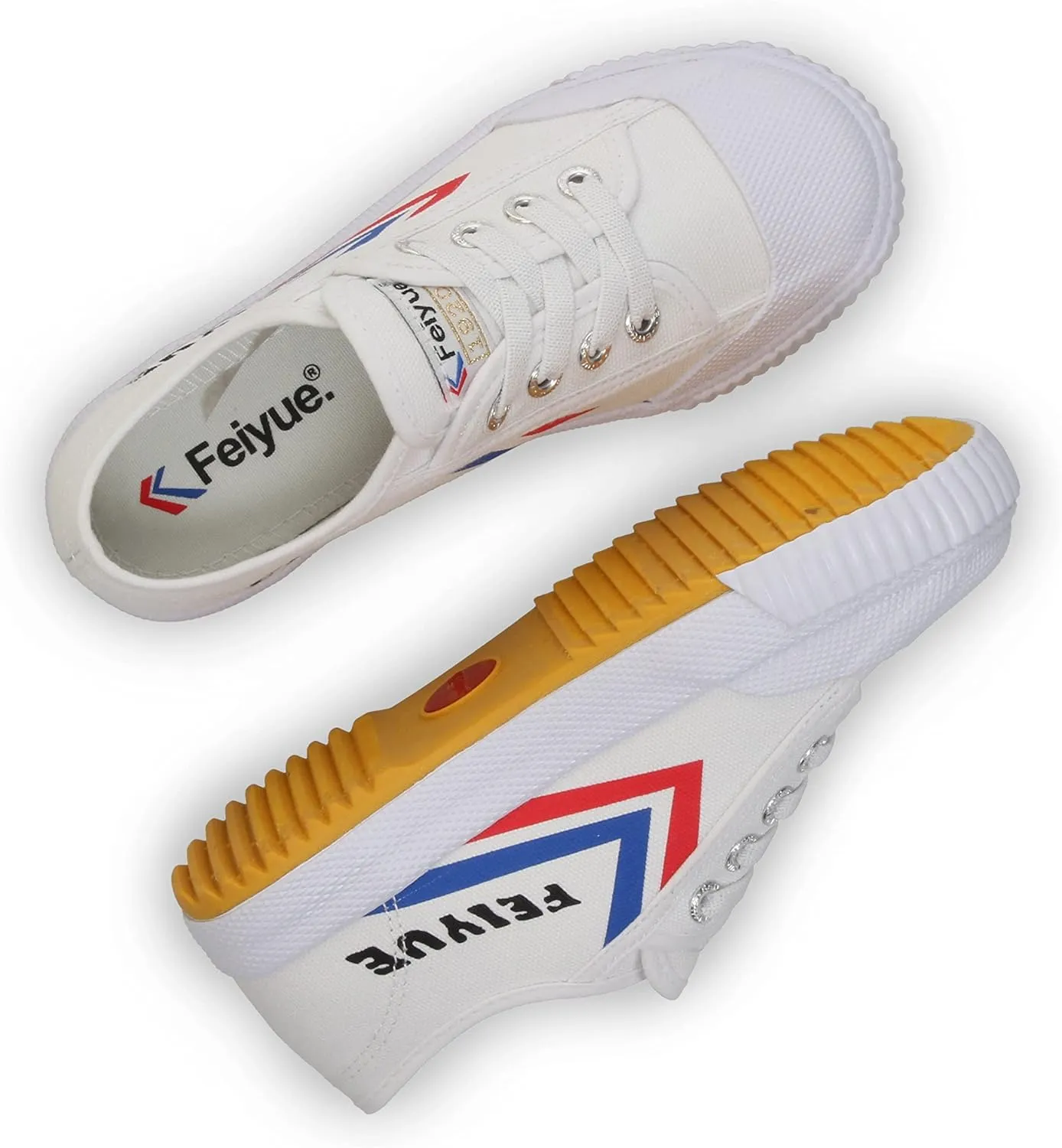 FEIYUE Fe Lo 1920 Kids No-Tie Elastic Lace Shoes, Unisex Low Top Childrens Sneakers for Martial Arts, Parkour, and Great for Every Day Casual Wear