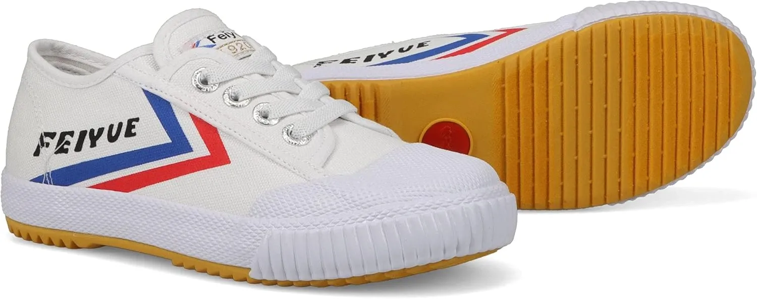 FEIYUE Fe Lo 1920 Kids No-Tie Elastic Lace Shoes, Unisex Low Top Childrens Sneakers for Martial Arts, Parkour, and Great for Every Day Casual Wear