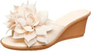 Flip Flops for Women Casual Wedge Slide Sandals T Strap Arch Support Sandals Summer Orthopedic Flip Flops