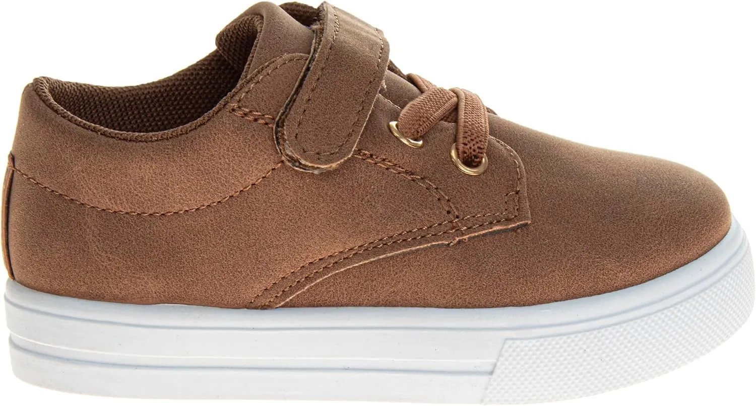 French Toast Boy Sneakers Laceless - Toddlers Athletic Casual Kids Canvas Shoes