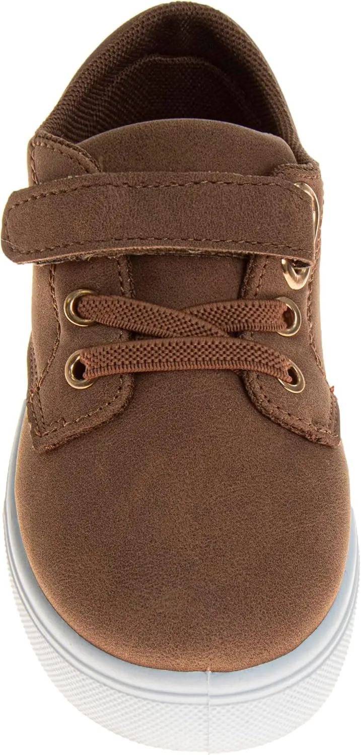 French Toast Boy Sneakers Laceless - Toddlers Athletic Casual Kids Canvas Shoes