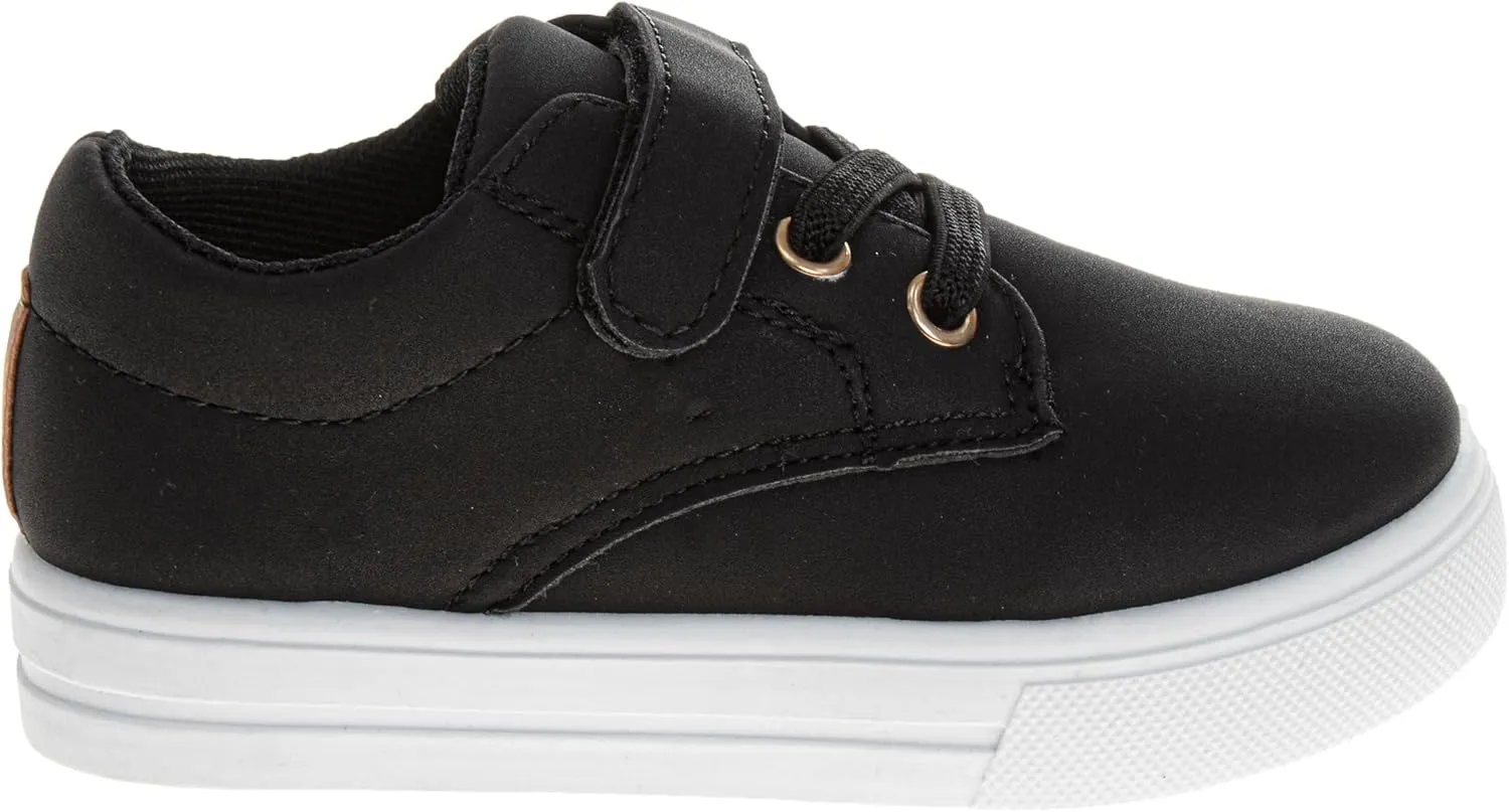 French Toast Boy Sneakers Laceless - Toddlers Athletic Casual Kids Canvas Shoes