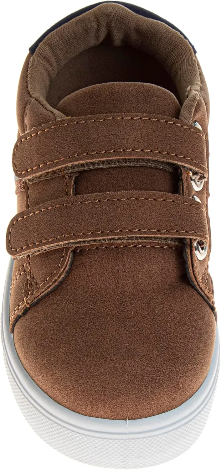 French Toast Boy Sneakers Laceless - Toddlers Athletic Casual Kids Canvas Shoes