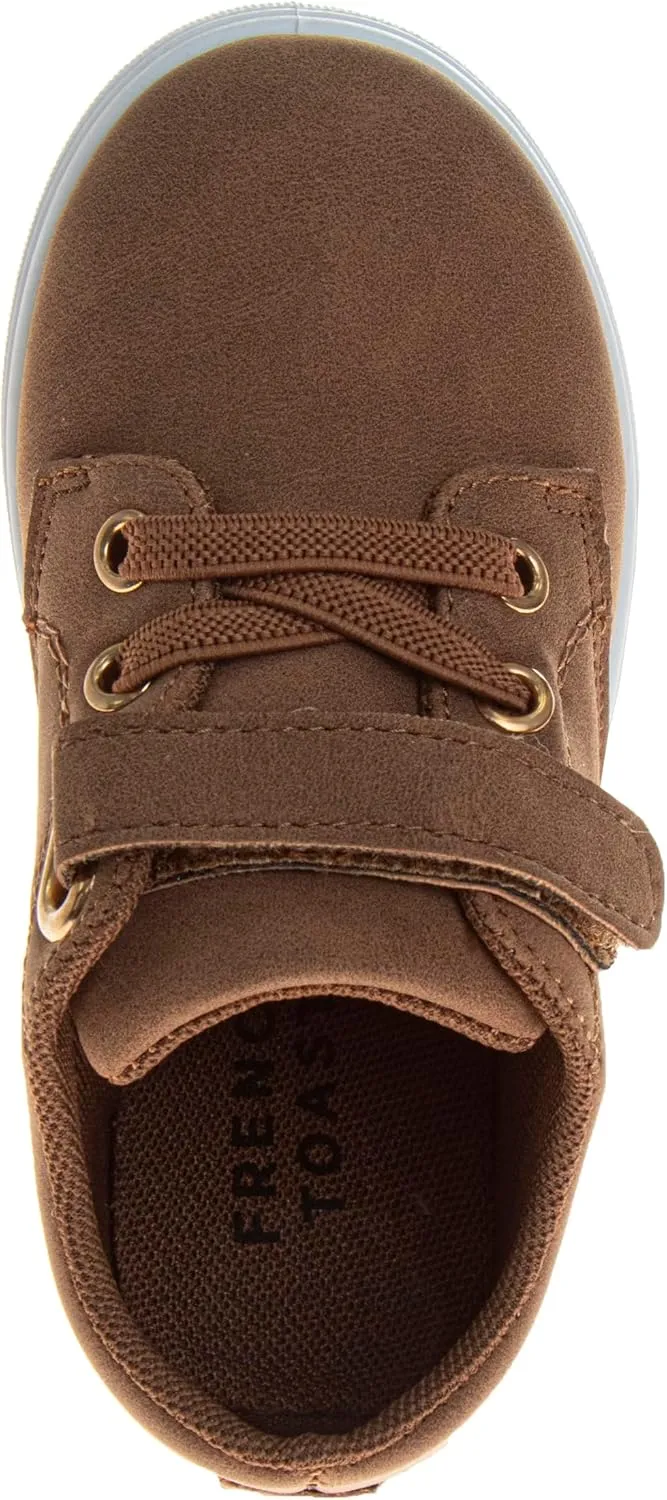 French Toast Boy Sneakers Laceless - Toddlers Athletic Casual Kids Canvas Shoes