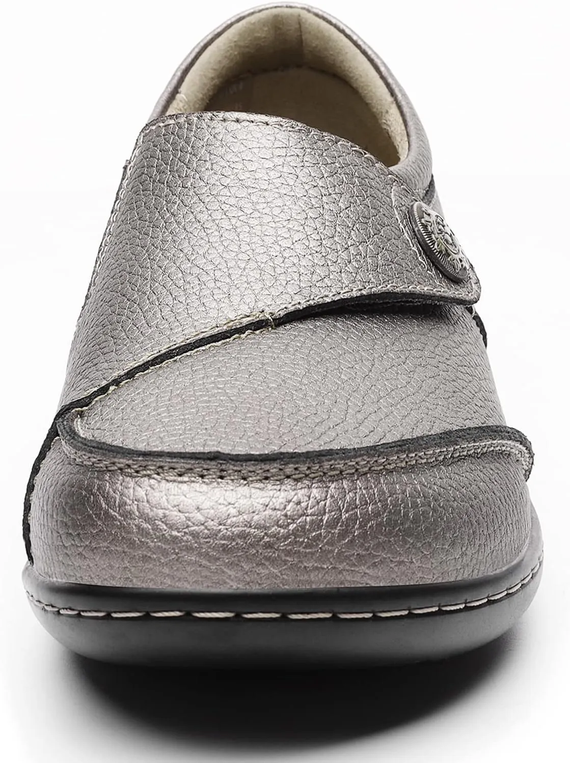Geoeleph Women's Loafers Casual Slip-Ons Comfort Walking Flats Leather Driving Moccasins