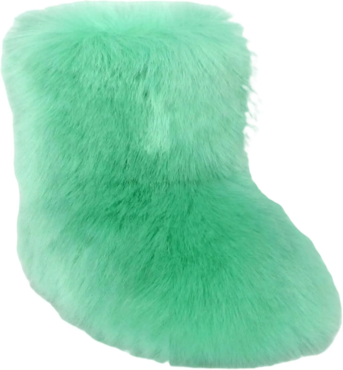 Girls Fluffy Furry Snow Boots Faux Fur Winter Warm Outdoor Boots