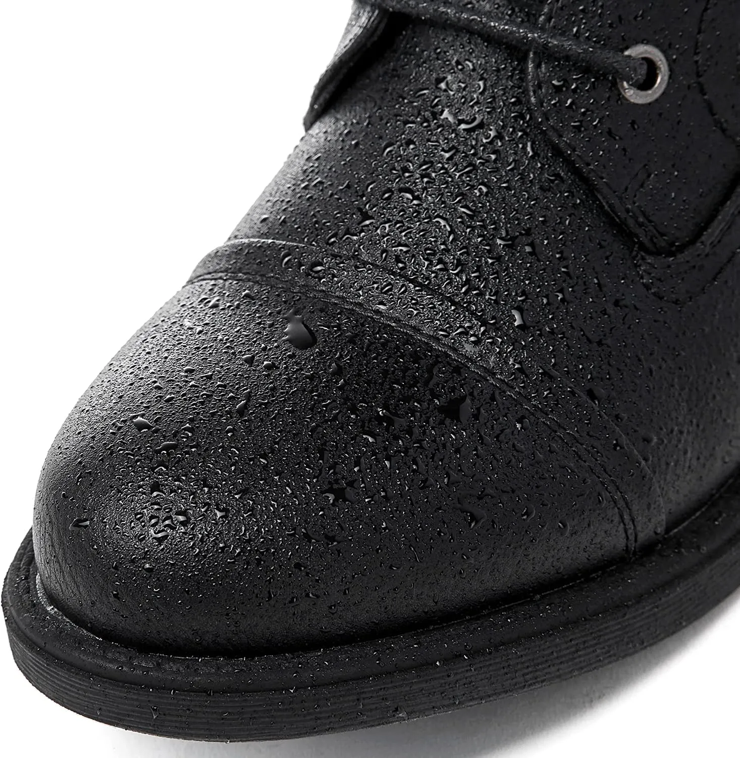 GLOBALWIN Women's Ankle Booties Fashion Combat Boots Fall Boots For Women Comfortable Low Heel