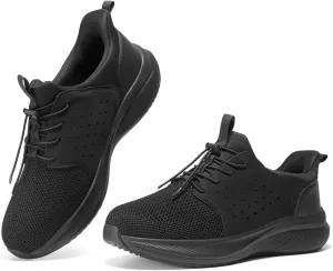 HEEZ Mens Slip On Fashion Sneakers Walking Shoes for Men Comfortable Breathable Casual Running Shoes
