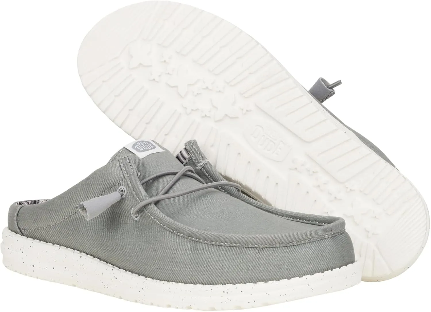 Hey Dude Men's Wally Slip Stretch Canvas | Men's Shoes | Men Slip-on Loafers | Comfortable & Light-Weight