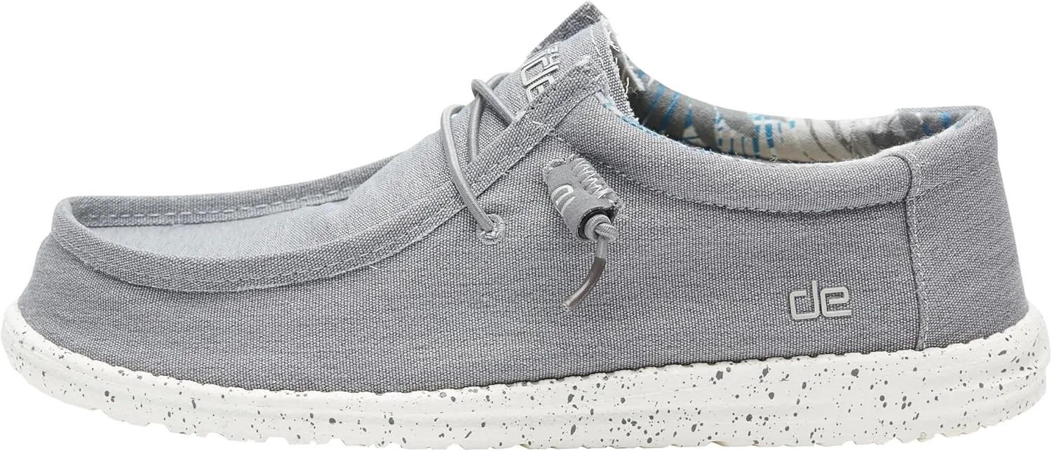 Hey Dude Men's Wally Stretch | Men's Loafers | Comfortable & Light-Weight