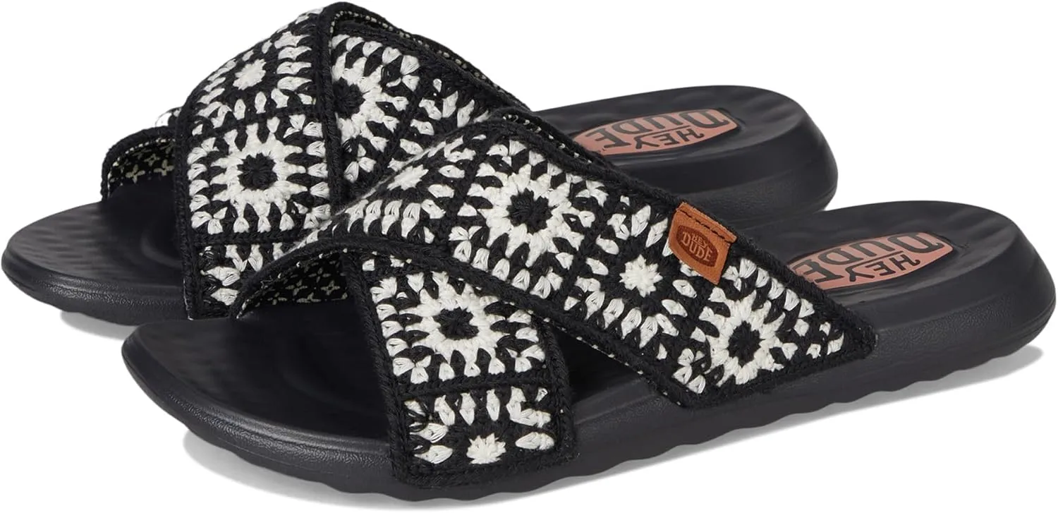 Hey Dude Women's Christi Slide Cottage Crochet Loafer
