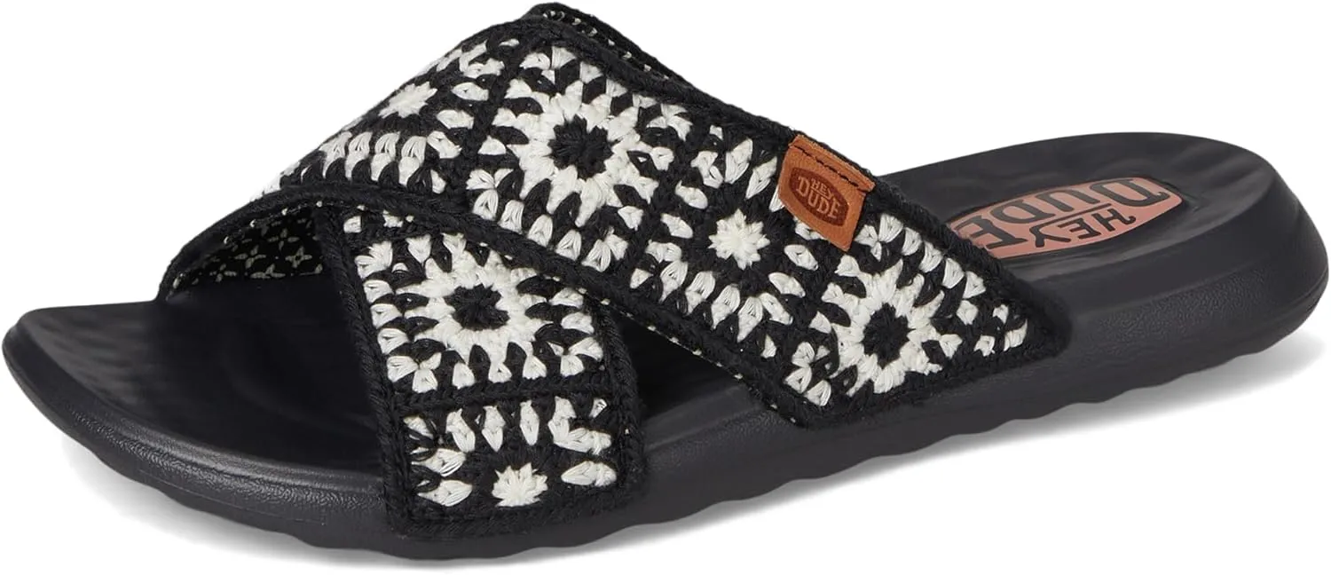 Hey Dude Women's Christi Slide Cottage Crochet Loafer