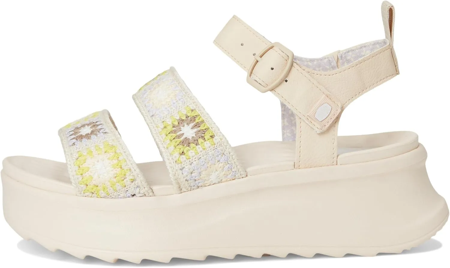 Hey Dude Women's Delray Buckle Cottage Crochet Loafer