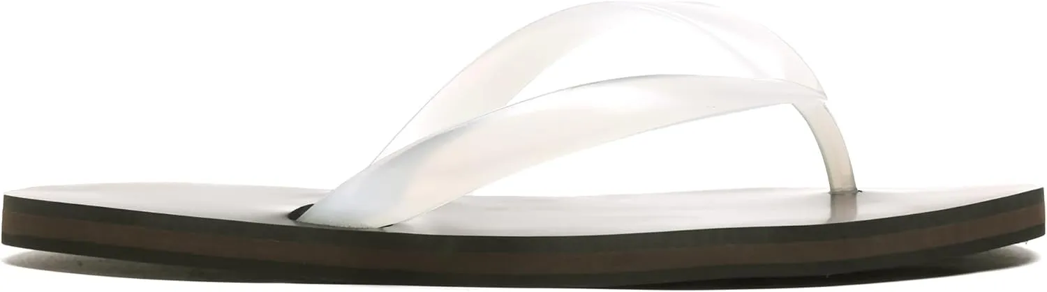 Jelly Beach Flip Flop for Women Clear Sandals Jelly Slides Shoes