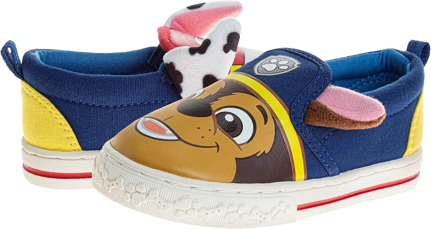 Josmo Kids Favorite Cartoon Characters Low top Slip-On Shoes - Casual Fashion Lowtop Canvas Sneakers for Boys (Sizes: 5-10 Toddlers / 11-13 Little Kid / 1-4 Big Kid)