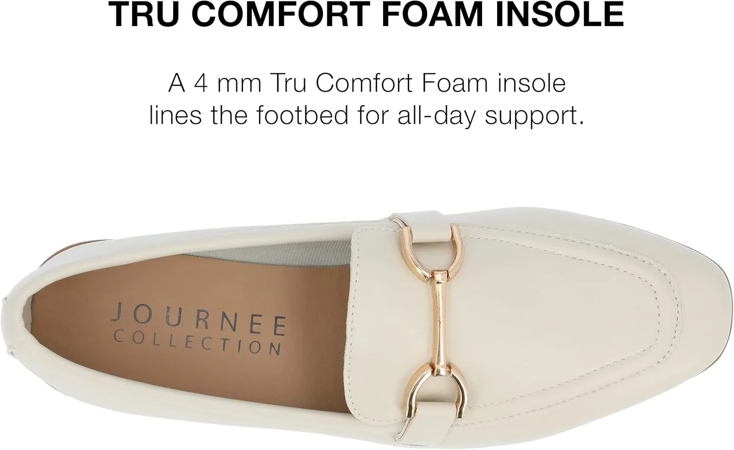 Journee Collection Womens Mizza Faux Leather Slip On Loafers
