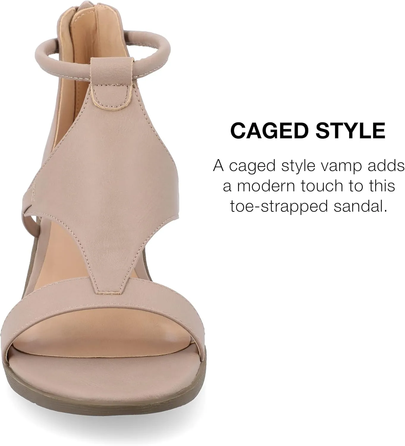 Journee Collection Women's Trayle Wedge Sandals