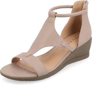 Journee Collection Women's Trayle Wedge Sandals
