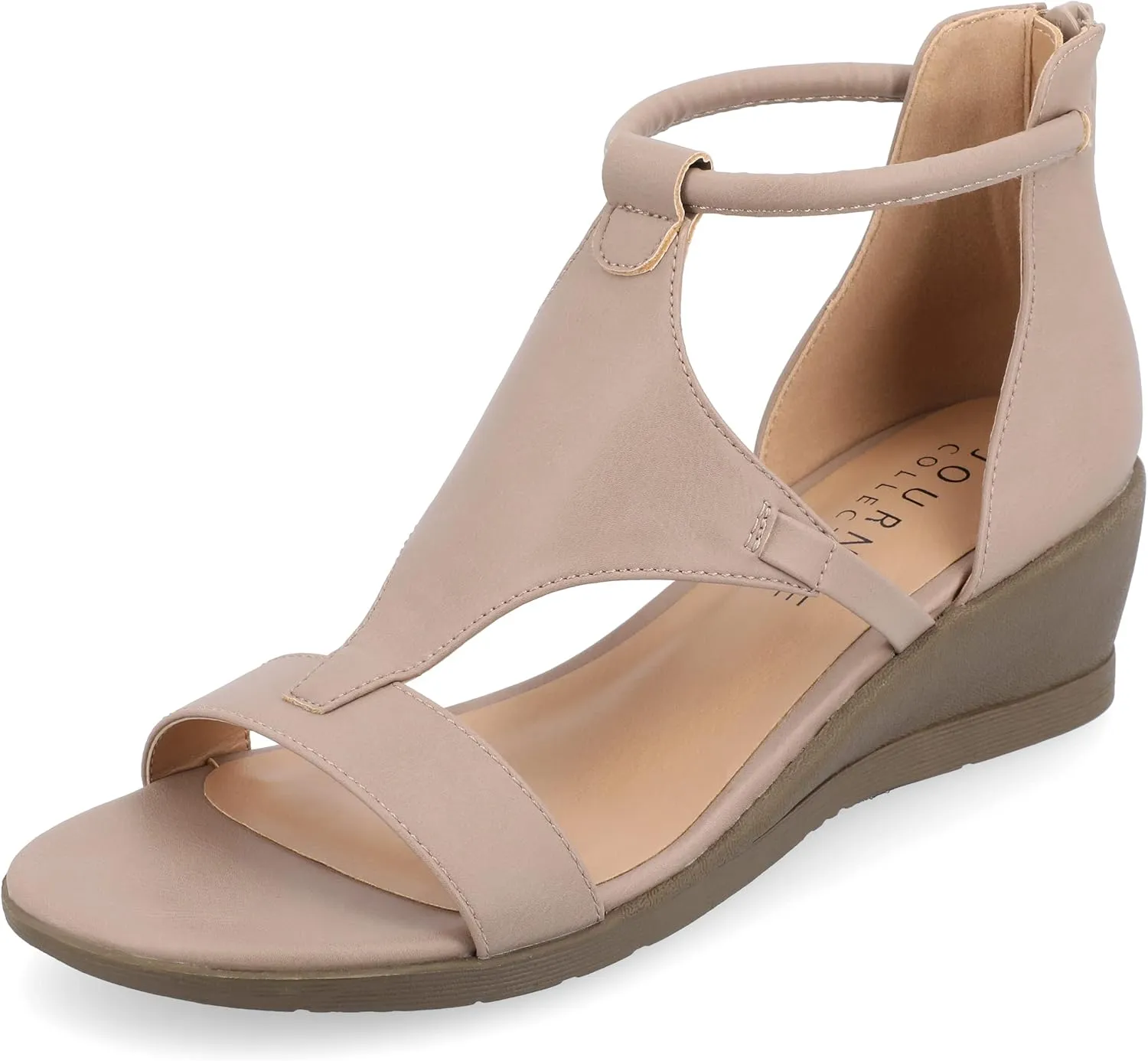 Journee Collection Women's Trayle Wedge Sandals