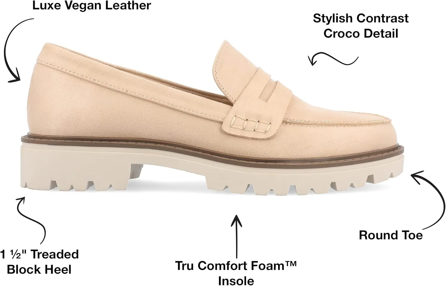 Journee Women's Comfort Foam Kenly Medium and Wide Width Loafer