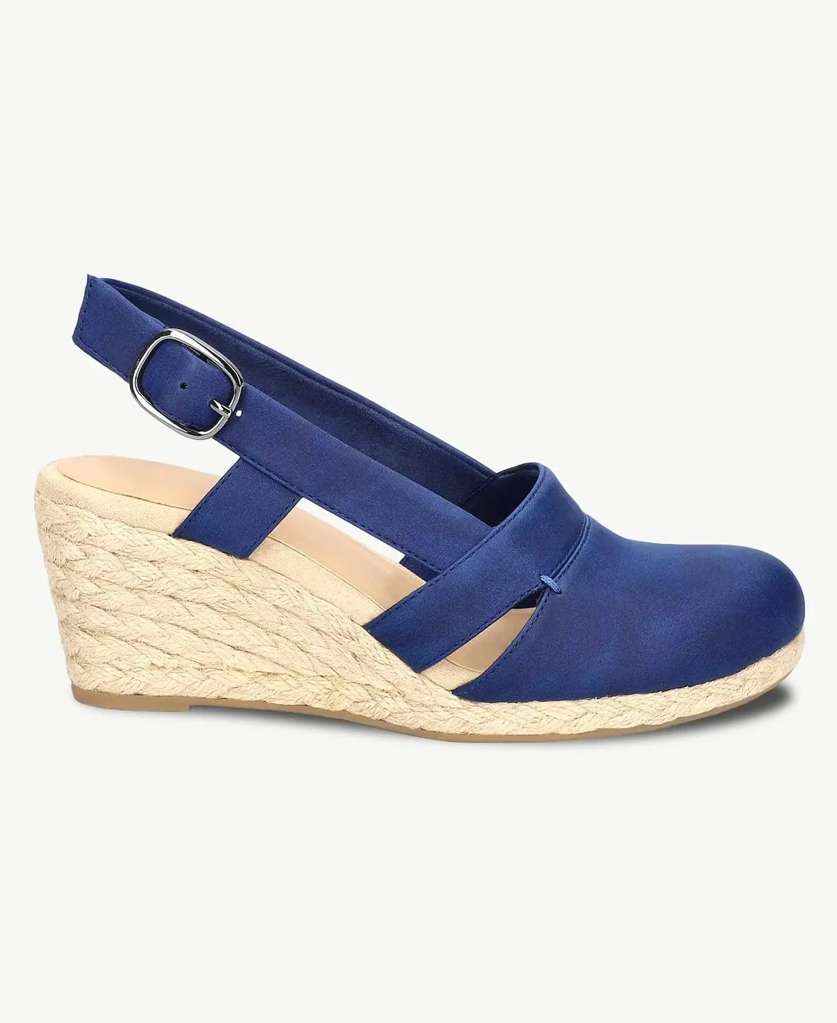 Juliet Holy Womens Wedges Sandals Platform Espadrilles Slingback Closed-toe Clogs Sandals