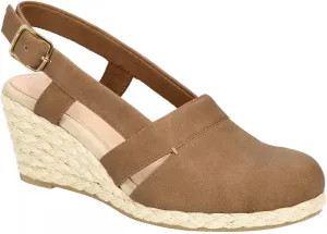 Juliet Holy Womens Wedges Sandals Platform Espadrilles Slingback Closed-toe Clogs Sandals