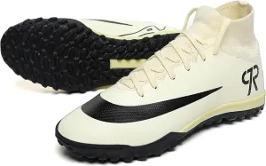 Kids Soccer Shoes Indoor Futsal Turf Big Boys Soccer Cleats Youths TF High-Top Football Boots for Athletic Training Academy TF