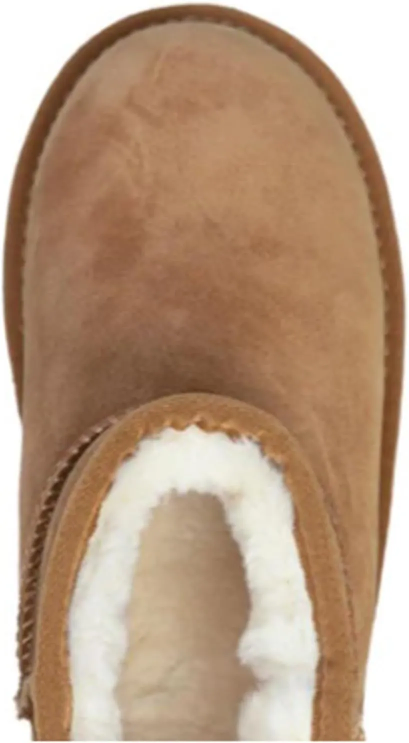 Lamo Women's Ellie Platform Boots for Women | Comfortable Cirrus Footbed System™ Platform Shoes for Women | Ankle Boot Faux Fur Lining, NeverWet® Water and Stain Resistant Boot
