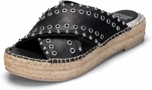 landing craft Espadrille Wedges Vintage Sandals for Women Platform Slides Bohemia Sandals Slip on Open Toe Beach Sandals