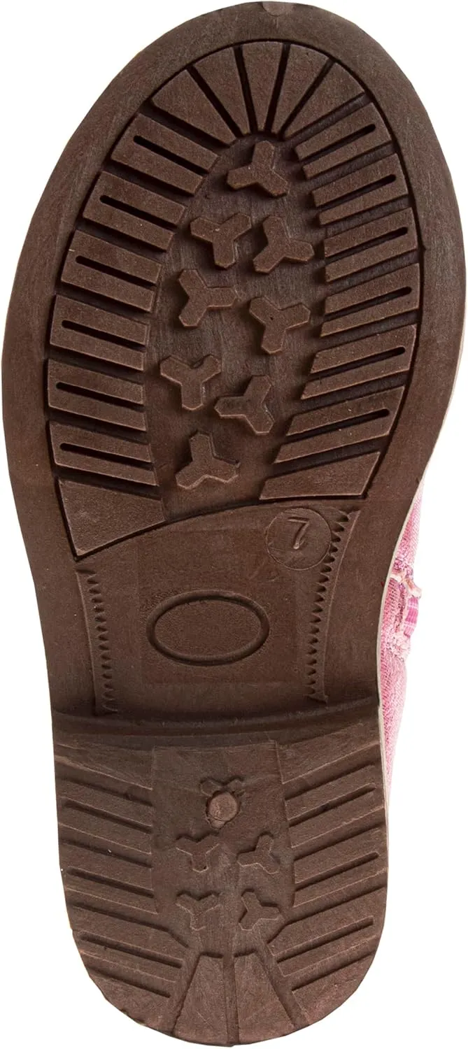 Laura Ashley Girls' Cowgirl Boots - Western Glitter Cowboy Boots (Toddler/Little Girl)