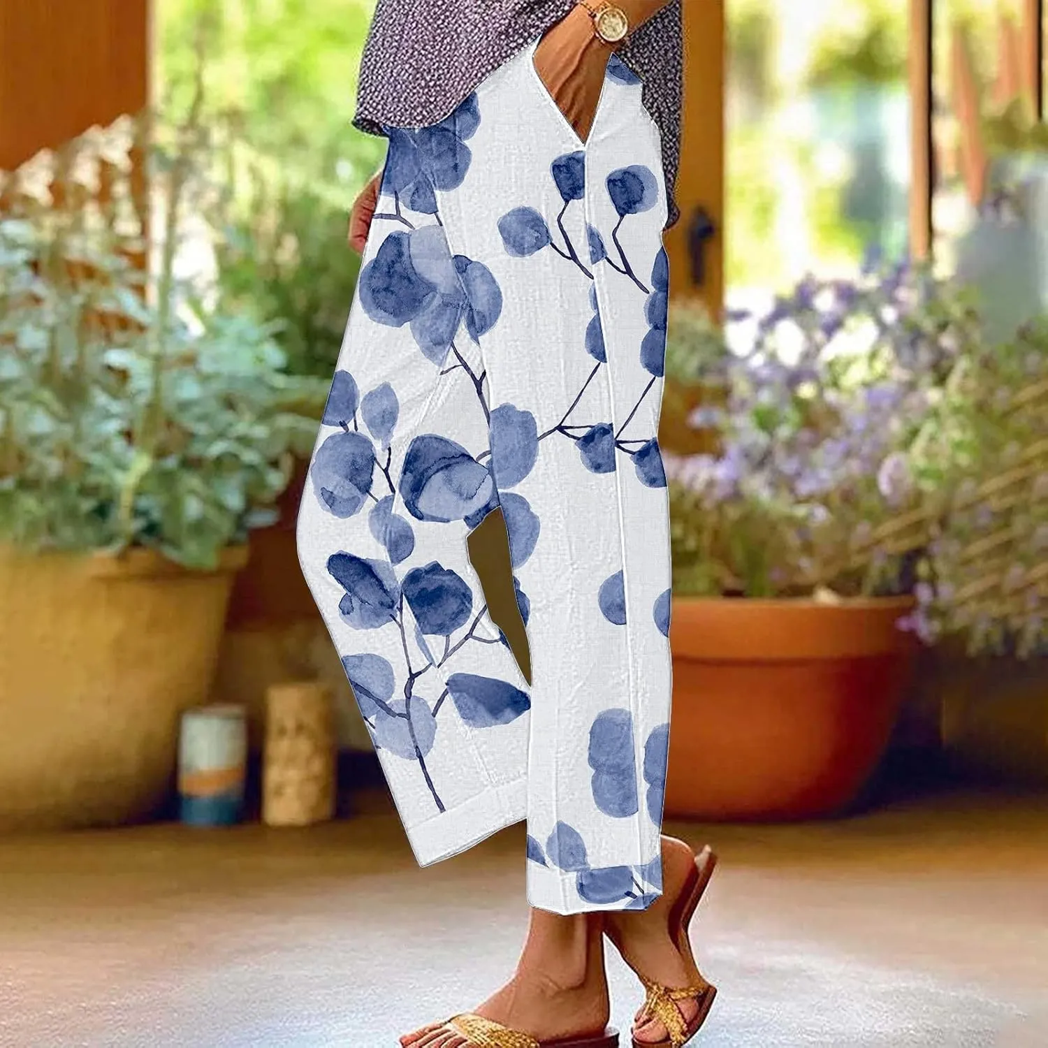 Linen Pants Women White Linen for Women Cotton and Linen Pants Linen Pants Set Women