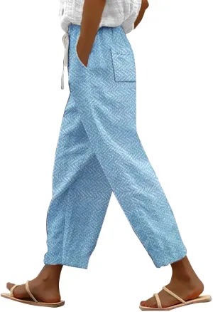 Linen Pants Women White Linen for Women Pan Linen Slacks for Women