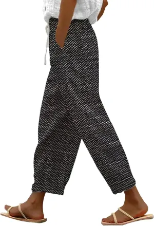 Linen Pants Women White Linen for Women Pan Linen Slacks for Women
