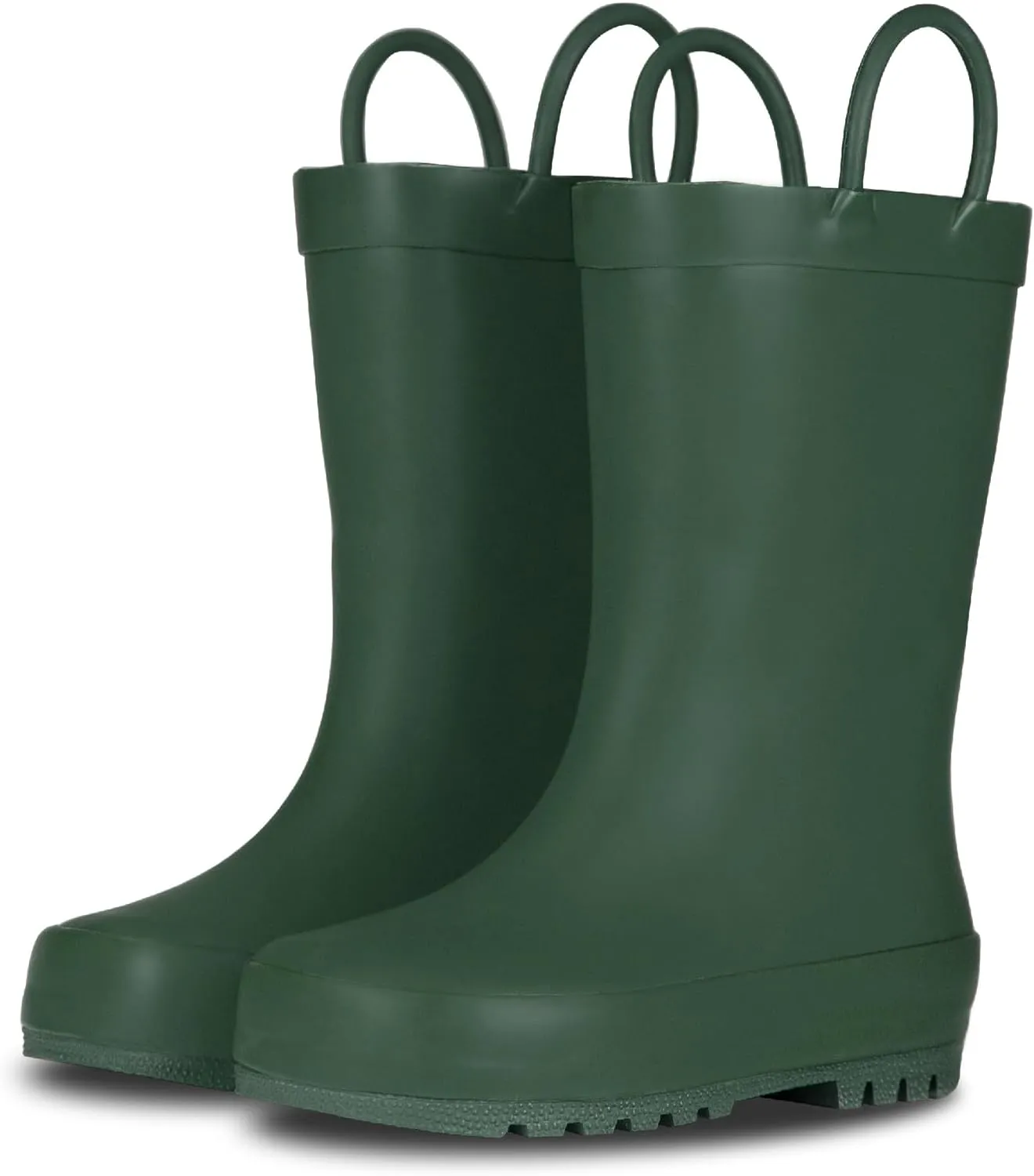 Lone Cone Premium Natural Rubber Rain Boots for Toddlers and Kids with Solid Design