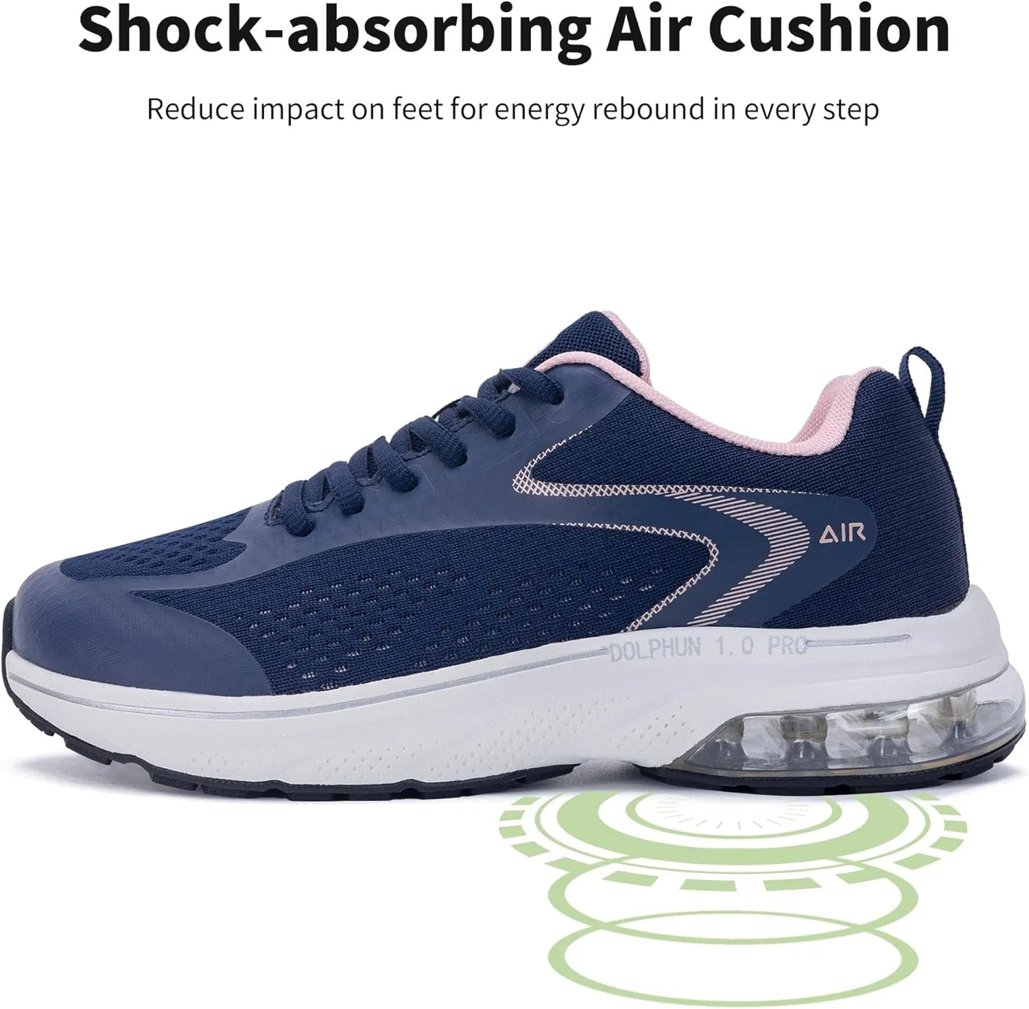 MAFEKE Womens Wide Toe Box Running Shoes Air Arch Support Tennis Athletic Sneakers Orthotic Walking Shoes for Plantar Fasciitis Pain Relief US 6-11