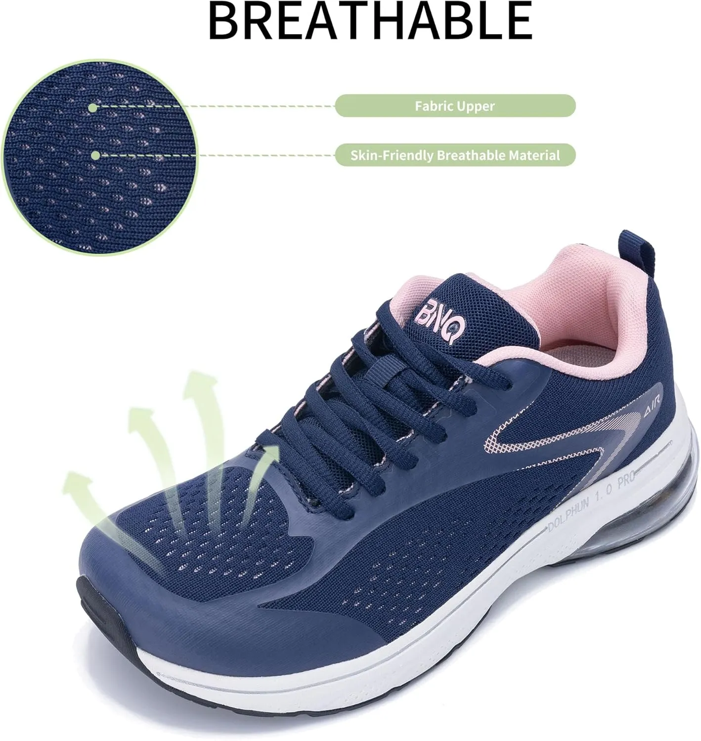 MAFEKE Womens Wide Toe Box Running Shoes Air Arch Support Tennis Athletic Sneakers Orthotic Walking Shoes for Plantar Fasciitis Pain Relief US 6-11